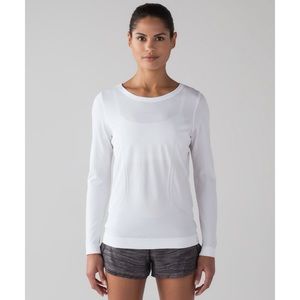 Lululemon Swiftly Long Sleeve Breeze White
